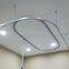 Hidden installation of embedded infusion tracks, curtain tracks, aluminum alloy tracks