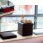 32*32*32cm pu leather foldable outdoor storage boxes