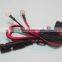 UL SPT -2 18 AWG cable with SAE plug to 15 A battery clip Cable Assembly