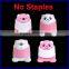 Cool Round Carton Animal Staple Free Stapler Stapless Paper Binder