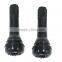 New TR414 Car Van Alloy Steel Wheel Snap In Rubber Tyre Valve + Dust Caps