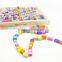 EN71 high quality wooden beads toys OEM/ODM colorful handmade educational wood toy for kids