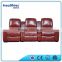 2016 red cinema recliner sofa chair 3 seats a line B015