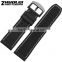 Cheap 22|24mm waterproof rubber watch strap with stainless steel buckle Wholesale 3PCS
