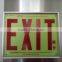 UL 924 Photo-luminous exit sign RED COLOR