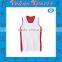 Mesh Two Sided Basketball Jersey Top Red Black/White Red