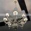 Modern Furniture Designers Hunging Lamps/K9 Crystal Pendant Lighting/leather Chandelier Light Quality Choice