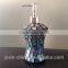 colored hotsale mosaic glass bathroom accessory set,toothbrush holder