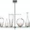 Crystal Vase Lights Glass Vase Lighting With Five Hand-cut Leaded Crystal Vases