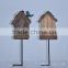 Decorative Resin pine cone Bird Houses