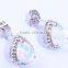 925 Sterling Silver Pear Shape Opal Fantasy Earring Wholesale