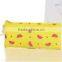 Promotion fruit watermelon print plain canvas pencil case with low price
