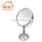 Double sided free standing makeup mirror