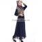 Excellent quality new arrival autumn muslim abaya dress for muslim ladies