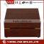 Valet Watch Box Twany Exterior with Gold Lock Supplier for Watch Box
