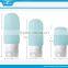 13773 portable travel water bottle set silicone travel bottle