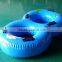 Lanqu cheap swimming Inflatable floating ring Pool floating mat 2 ring 3 ring