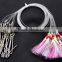 The NewJapan fishing hooks 25pcs/1 bag Longline Traces flasher hook 50cm fishhook lure hook for fishing