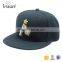 Custom snapback brim 6 panel 3d embroidery snapback hat and cap