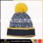 Dynamic women knitted sportswear snow top beanie hat