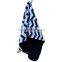 2016 Super Soft Royal Blue Organic Cotton Bandana with White Blue Chevron