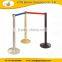 belt stanchion crowd control stanchion post Black powder coated