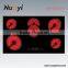 Built-in Electric Ceramic Hob/ 5 Burners Electric Cooktop/ceramic cooker reviews