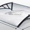transparent plastic polycarbonate awning