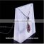 100% new cast sheet luxury frosted acrylic necklace display stand/necklace holder/jewelry display acrylic Shenzhen factory