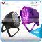 Indoor Low Profile LED Can Lights 4 in 1 Quad-color RGB LED Par Light 3w 54pcs