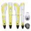 2016 new Semi-Automatic 3d pen filaments digital 3d printer pen