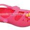 2015 New soft PVC children Jelly shoes with flower patch