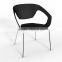 Plastic Furniture Fancy Living Room Chair Plastic Chair with Metal Legs
