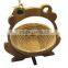 2015 New design natural bamboo frog shape floding basket with handle