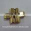 Zinc alloy concealed hinge for furniture with cross shaped