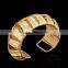 Women Fashion Popular European Gold Silver Plated Open Metal Cuff Bracelet Gift