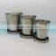 Pucker stainless steel cup for go out to travel Portable