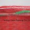 red PP tubular mesh bag onion circular tubular bag