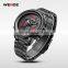 WEIDE Famous Outdoor Analog Digital Men Military Watch With Double Time Zone Wristwatch Of 12 or 24 Hours Display