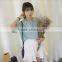 2016 Fashion Lady Latest Designs Chiffon White Blouse