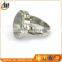 Wholesale Stainless steel glass locket ring