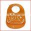 Bib type and silicone material sleeveless baby apron