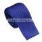 Popular Promotional Casual Skinny Pure Color Knit Ties For Mens