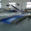 Pleastic molded belting conveyor system for heavy duty