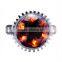 outdoor waterproof ip65 round solar led light glass bricks
