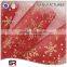 Foil polyester mesh fabirc with moon star design