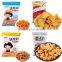 hongzhan automatic grain packing machine for sugar salt seeds peanut bean rice sachet