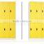 yellow electronic 2 tier steel locker