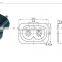 AC power socket panel mount,2.1mm x 5.5mm Female 12 V DC Connectors