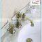 China 3-Hole Oil Rubbed Brass Wash Basin Faucet